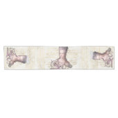 Chemin De Table Court Marie Antoinette & script français Table Runner (Horizontal)