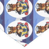 Chemin De Table Court Marine Yorkie Poo (Coin)