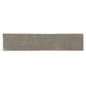 Chemin De Table Court Marron et noir tweed  (Horizontal)