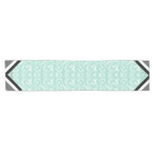 Chemin De Table Court MbM HOME Table Runner - Mint Madness (Horizontal)