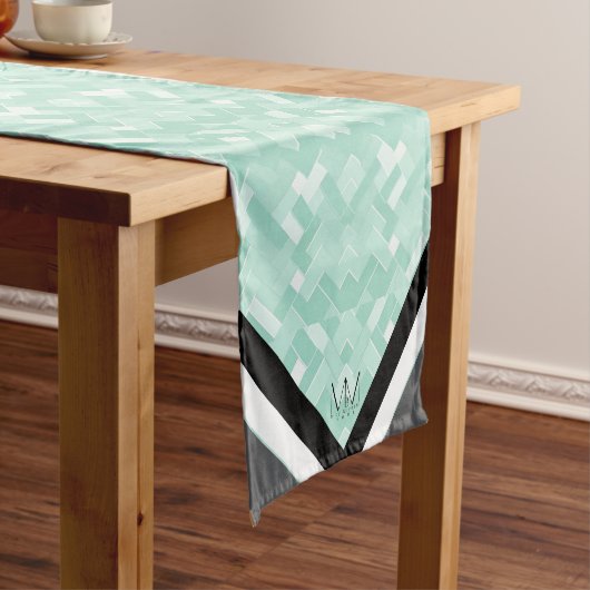 Chemin De Table Court MbM HOME Table Runner - Mint Madness (In Situ)