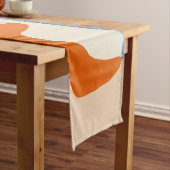 Chemin De Table Court Me & mien, Formes Pastel Abstraites de Bohême (In Situ)