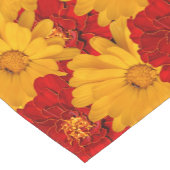 Chemin De Table Court Médaille des Marigolds rouge jaune et orange (Coin)