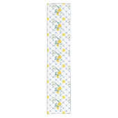 Chemin De Table Court méditerranéen, Amalfi, carré simple       (Devant)