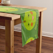 Chemin De Table Court Meilleur enseignant Joyeux Apple Table Runner (In Situ)