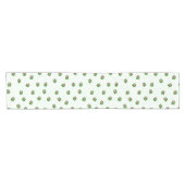 Chemin De Table Court Mélange Skeletons en forme de bec rouge vert point (Horizontal)