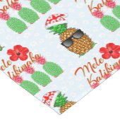 Chemin De Table Court Mele Kalikimaka Hawaiian Pineappy Joyeux Noël (Coin)