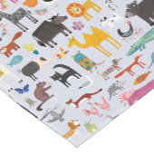 Chemin De Table Court Ménagerie animale (Coin)