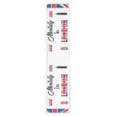 Chemin De Table Court Mental In London Table Runner (Devant)