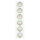 Chemin De Table Court Merry & Bright Christmas Wreath (Devant)