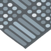 Chemin De Table Court Mi-siècle Circles modernes Lignes Ardoise (Coin)