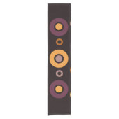 Chemin De Table Court Mi-siècle moderne automne géométrique (Devant)