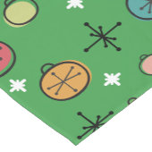 Chemin De Table Court Mi-siècle Moderne Rétro (Coin)