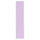 Chemin De Table Court Micro pois blanc - Douce lilas (Devant)