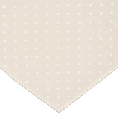 Chemin De Table Court Micro pois de printemps | Lin doux (Coin)