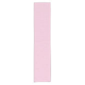 Chemin De Table Court Micro Polka Dot White - Light Pink (Devant)
