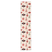 Chemin De Table Court Mid Century Modern Christmas Pattern  (Devant)