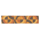 Chemin De Table Court Mid Century Modern Geometric Abstract Pattern (Horizontal)