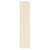 Chemin De Table Court Mid Century Moderne Terrazzo Multi Runner (Devant)