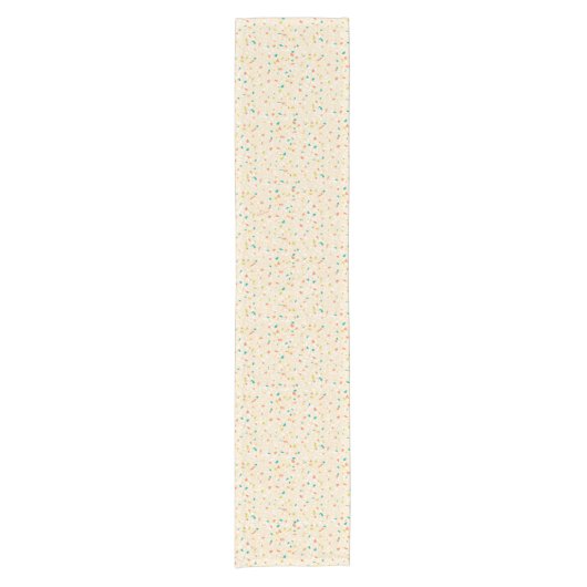 Chemin De Table Court Mid Century Moderne Terrazzo Multi Runner (Devant)