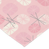 Chemin De Table Court Midcentury Pattern Oblongs Pink Vanilla (Coin)