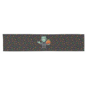 Chemin De Table Court Mignon, monstre du dessin animé Frankenstein (Horizontal)