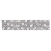 Chemin De Table Court Mine d'argent (Horizontal)