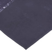 Chemin De Table Court Minuit Indigo Romance | Satiny Grunge Damask (Coin)