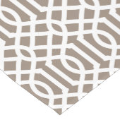 Chemin De Table Court Mocha Trellis Brown (Coin)