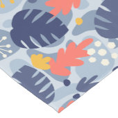 Chemin De Table Court Mod Feuille Monstera Abstrait Hawaiien Tropical -B (Coin)