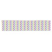 Chemin De Table Court Mod Mardi Gras Points (Horizontal)