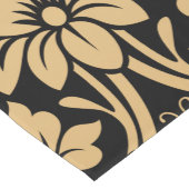 Chemin De Table Court Modèle de Damas 2 (Coin)