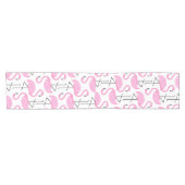 Chemin De Table Court Modèle Flamingo rose moderne simple (Horizontal)