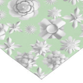 Chemin De Table Court Modèle floral 3D 01.wx4.Lpink BG (Coin)