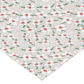 Chemin De Table Court Modèle floral classique (Coin)