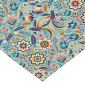 Chemin De Table Court Modèle floral mexicain (Coin)