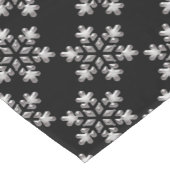 Chemin De Table Court Modèle moderne de flocon de neige noir et blanc de (Coin)