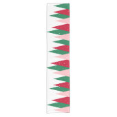 Chemin De Table Court Modern Cute Colorful Christmas Trees (Devant)