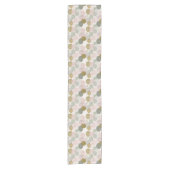 Chemin De Table Court Modern Spring Botanical Table Runner (Devant)
