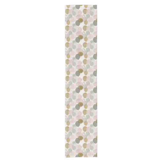 Chemin De Table Court Modern Spring Botanical Table Runner (Devant)