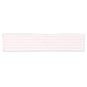 Chemin De Table Court Moderne rose vif rayures blanches motif chic migno (Horizontal)