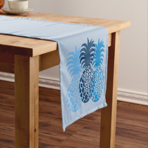 Chemin De Table Court Momona Pineapple Hawaiian Tropical