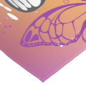 Chemin De Table Court Monarch Butterflies on Purple Background (Coin)