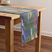 Chemin De Table Court Monet Water Lilies Chef-d'oeuvre Peinture (In Situ)