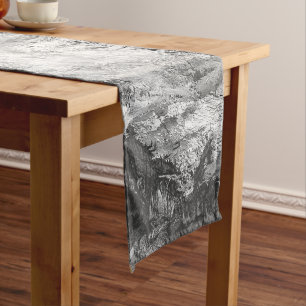 Chemin De Table Court Montagnes (montage photo) 3