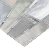 Chemin De Table Court Mosaic Waves Art - Just Pearl (Coin)