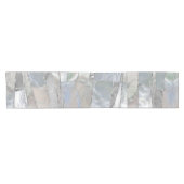 Chemin De Table Court Mosaic Waves Art - Just Pearl (Horizontal)