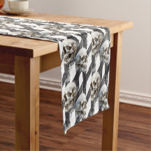 Moteur de table géométrique Halloween Skull