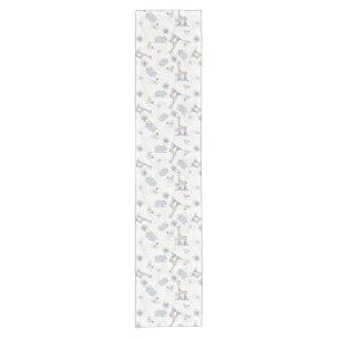 Chemin De Table Court motif 2 de griffonnage