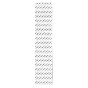 Chemin De Table Court Motif 2 de hippie de moustache